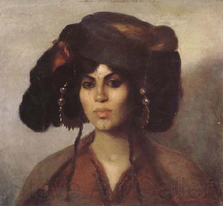 Marie Caire Tonoir Femme de Biskra (mk32) Spain oil painting art